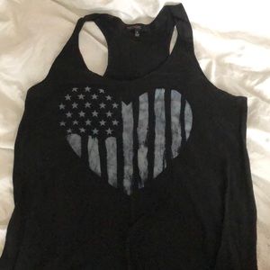 American flag tank